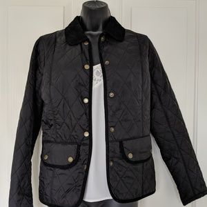 Barbour Quilted Faux Fur Lined Jacket